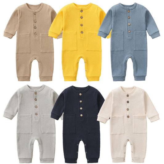 Baby Jumpsuit Newborn One-piece Long Sleeves Romper