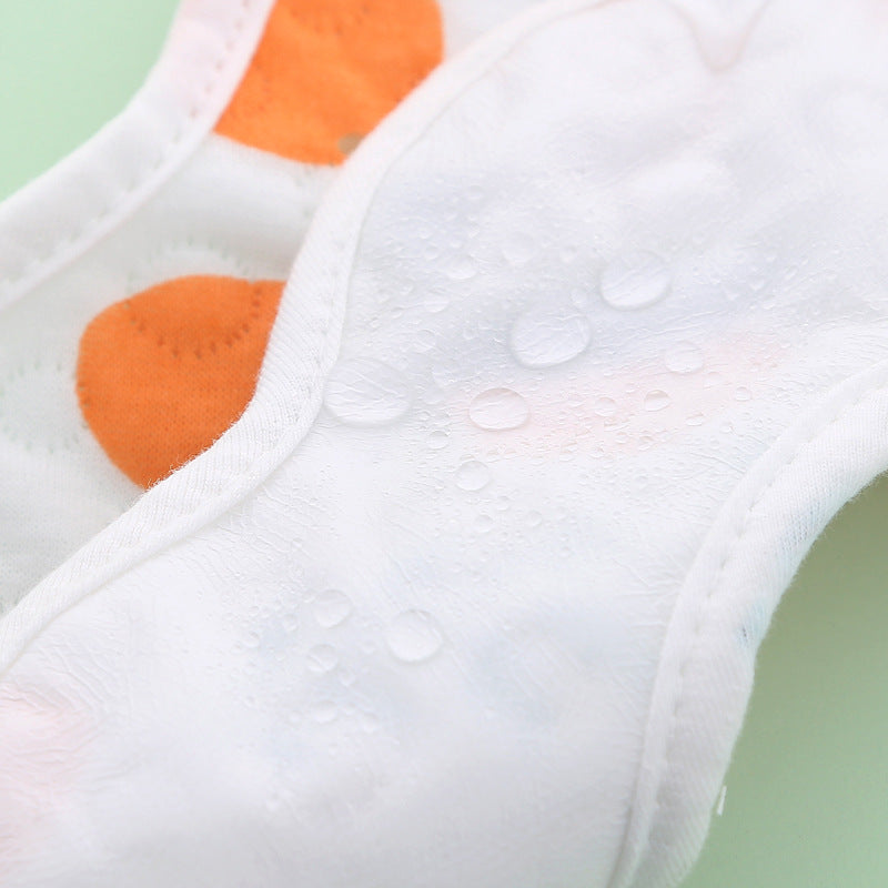 Waterproof Petal Bibs For Newborn Children Baby Cotton
