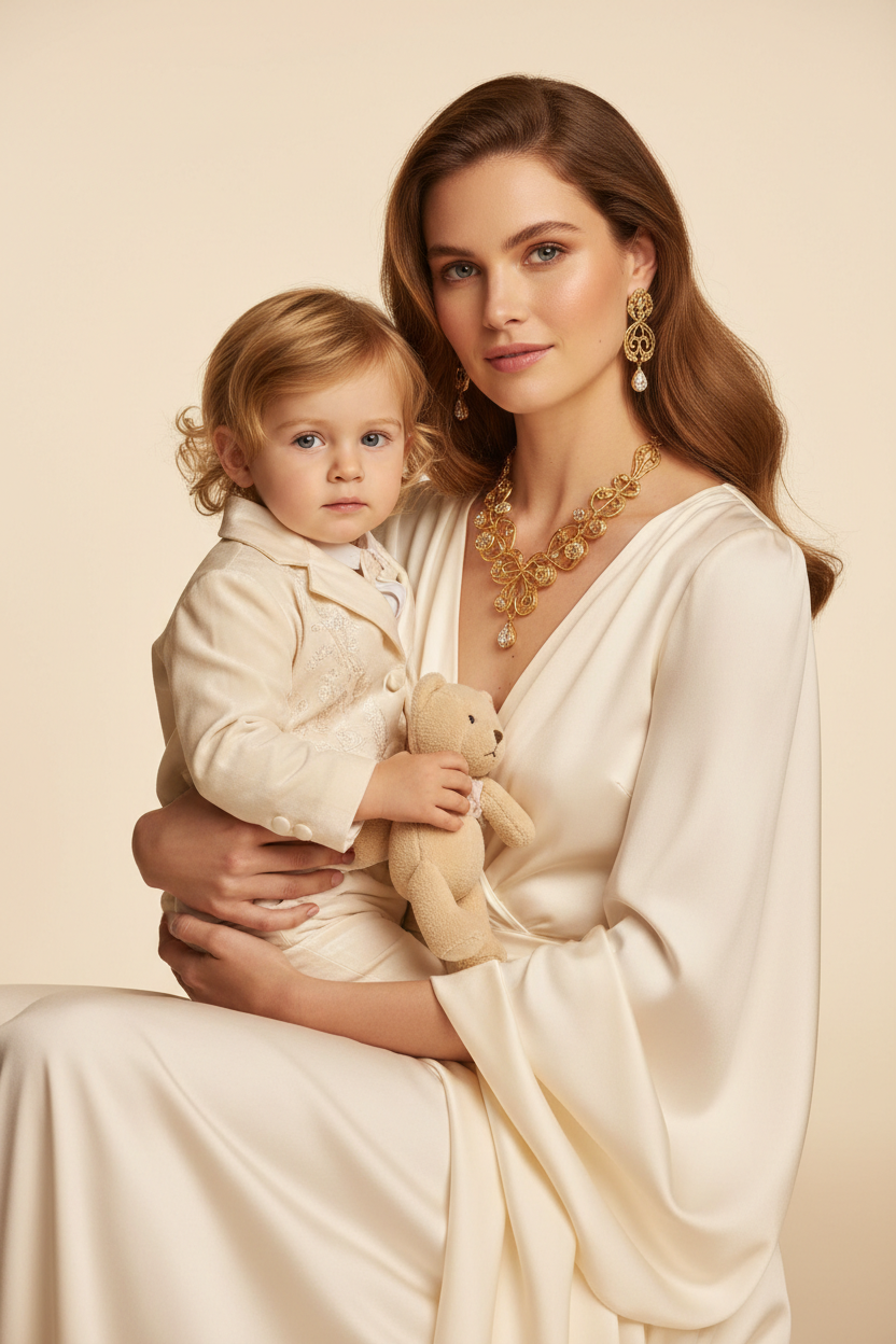 Mother and Toddler Portrait